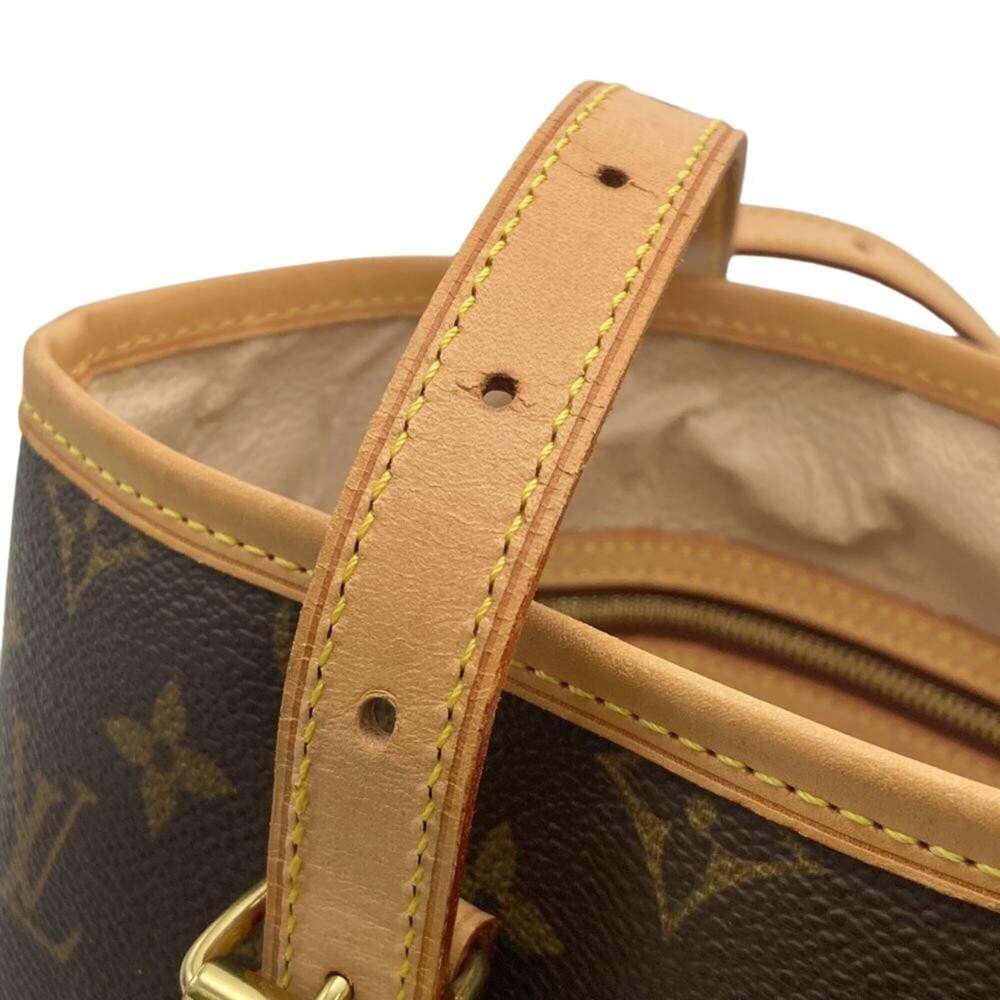 LOUIS VUITTON Brown Monogram Canvas Tote Bag - Picture 7 of 12